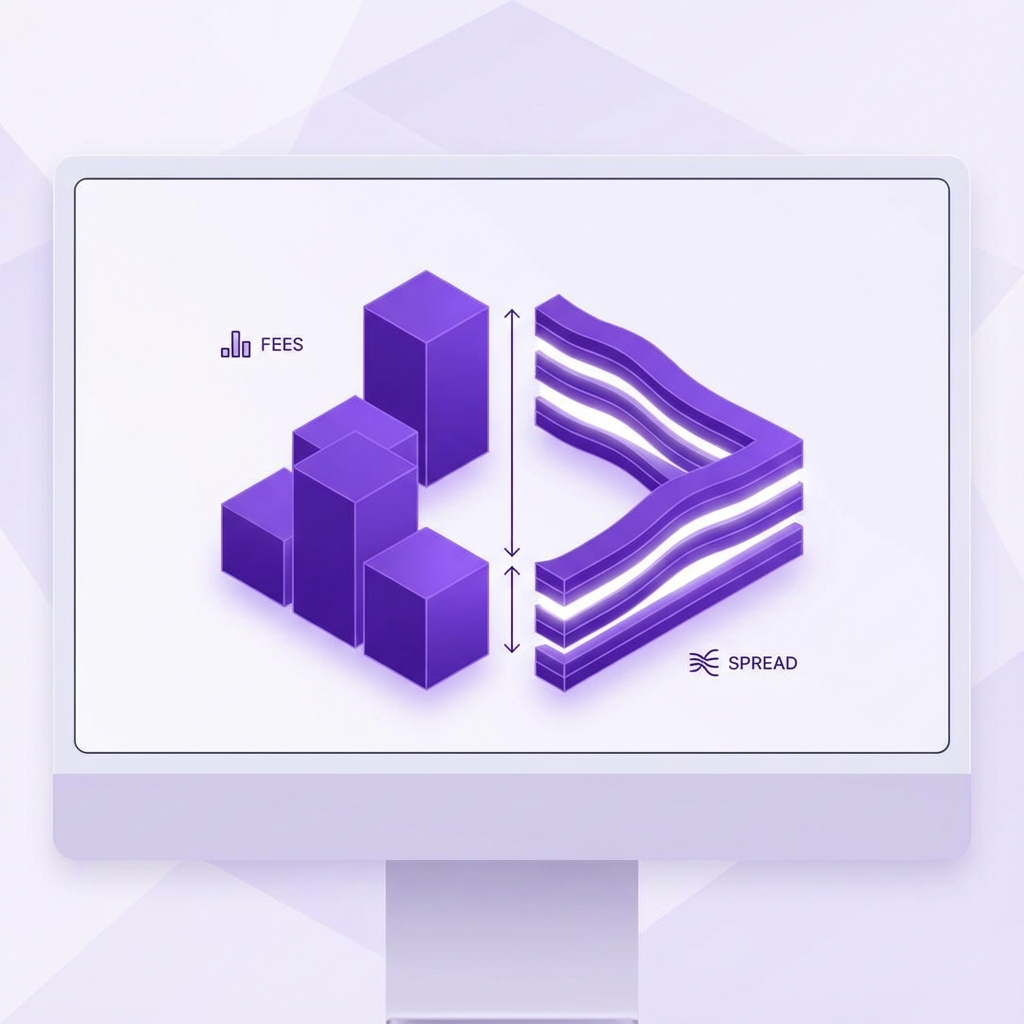 Fees vs Spread: The Two Costs Most Traders Mix Up